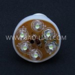 白色DC24V/E12 6珠LED燈