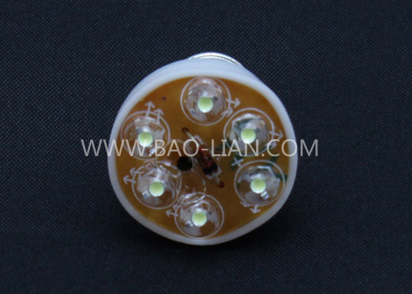 白色DC24V/E12 6珠LED燈